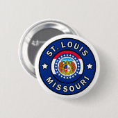 St. Louis Missouri Ronde Button 5,7 Cm (Voorkant /achterkant)