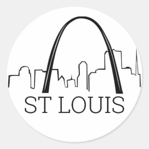 St. Louis, Missouri Ronde Sticker