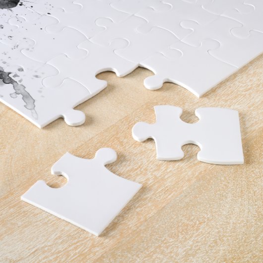 St. Louis Missouri Skyline Black White Legpuzzel (Zijkant)