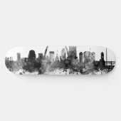 St. Louis Missouri Skyline Black White Persoonlijk Skateboard (Horizontaal)