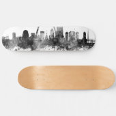 St. Louis Missouri Skyline Black White Persoonlijk Skateboard (Horizontaal)