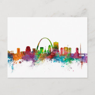 St Louis Missouri Skyline Briefkaart
