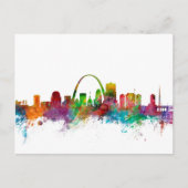 St Louis Missouri Skyline Briefkaart (Voorkant)