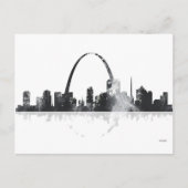 ST LOUIS, MISSOURI SKYLINE BRIEFKAART (Voorkant)