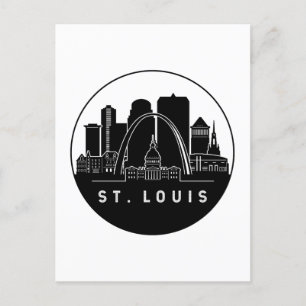 St. Louis Missouri Skyline Briefkaart