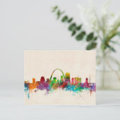 St Louis Missouri Skyline Briefkaart (Staand voorkant)