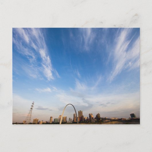 St. Louis, Missouri Skyline Briefkaart (Voorkant)
