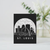 St. Louis Missouri Skyline Briefkaart (Staand voorkant)