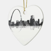 ST LOUIS, MISSOURI SKYLINE KERAMISCH ORNAMENT (Links)