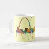 ST LOUIS, MISSOURI SKYLINE KOFFIEMOK (Voorkant links)