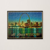St. Louis Missouri Skyline Legpuzzel (Horizontaal)