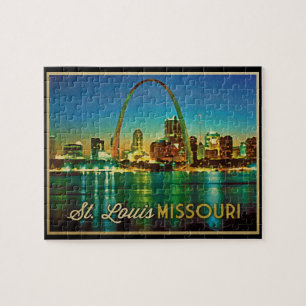 St. Louis Missouri Skyline Legpuzzel