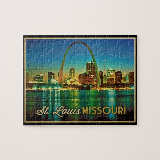 St. Louis Missouri Skyline Legpuzzel (Horizontaal)