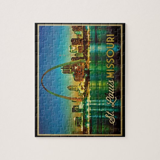 St. Louis Missouri Skyline Legpuzzel (Verticaal)