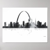 ST LOUIS, MISSOURI SKYLINE POSTER (Voorkant)