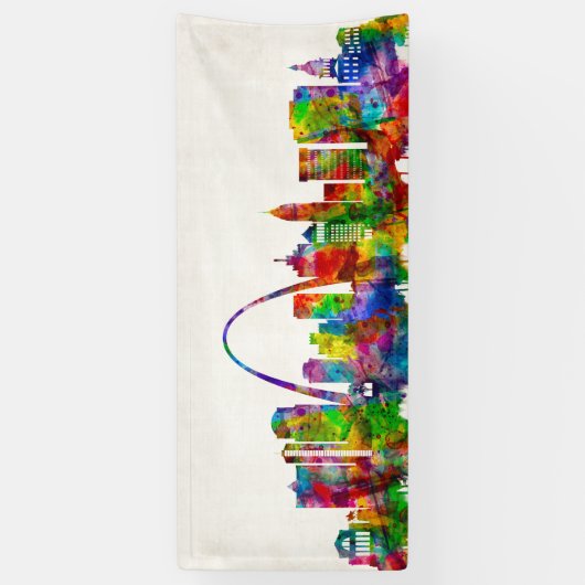 St. Louis Missouri Skyline Spandoek (Verticaal)
