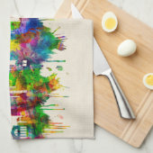 St. Louis Missouri Skyline Theedoek (Quarter Fold)