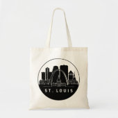 St. Louis Missouri Skyline Tote Bag (Voorkant)