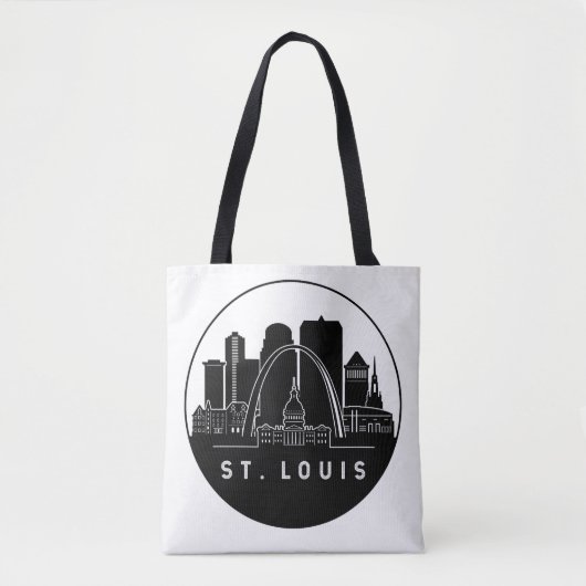 St. Louis Missouri Skyline Tote Bag (Voorkant)