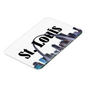 St. Louis Missouri Skyline w / St. Louis in the Sk Magneet (Linkerzijde)
