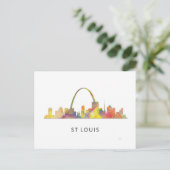 ST LOUIS, MISSOURI SKYLINE WB1 - BRIEFKAART (Staand voorkant)