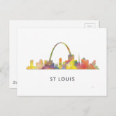 ST LOUIS, MISSOURI SKYLINE WB1 - BRIEFKAART (Voorkant / Achterkant)