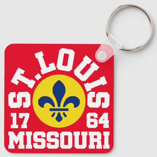 St. Louis, Missouri Sleutelhanger (Achterkant)