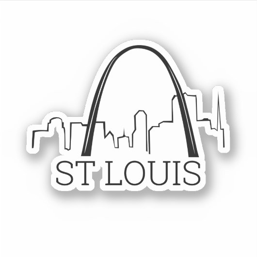 St. Louis, Missouri Sticker (Voorkant)