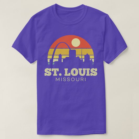 St. Louis Missouri Sunset T-shirt (Design voorkant)