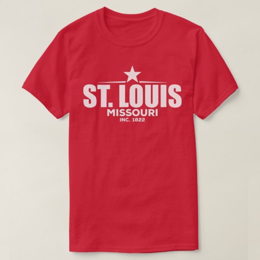 St Louis Missouri T-shirt (Design voorkant)