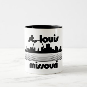 St. Louis Missouri Tweekleurige Koffiemok