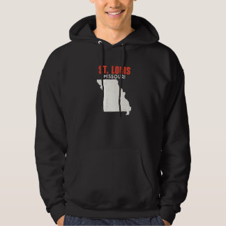 St Louis Missouri USA State Travel Missour Hoodie