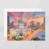 St. Louis, Missouri, Verenigde Staten Briefkaart (Voorkant / Achterkant)