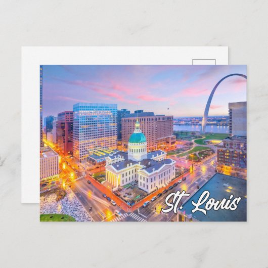 St. Louis, Missouri, Verenigde Staten Briefkaart (Voorkant / Achterkant)