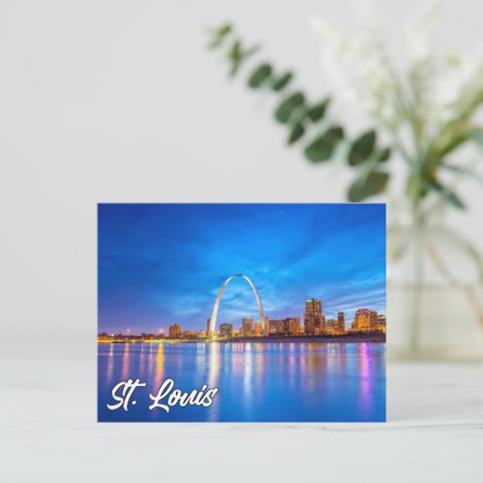 St. Louis, Missouri, Verenigde Staten Briefkaart (Staand voorkant)