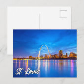 St. Louis, Missouri, Verenigde Staten Briefkaart (Voorkant / Achterkant)