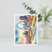 St Louis Missouri Verenigde Staten Famous Place wa Briefkaart (Staand voorkant)