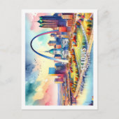 St Louis Missouri Verenigde Staten Famous Place wa Briefkaart (Voorkant)