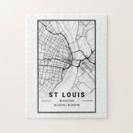 St Louis Missouri Verenigde Staten Steden Stadskaa Legpuzzel