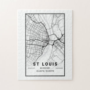 St Louis Missouri Verenigde Staten Steden Stadskaa Legpuzzel