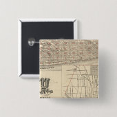 St. Louis, Missouri Vierkante Button 5,1 Cm (Voorkant /achterkant)