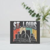 St. Louis Missouri Vintage Briefkaart (Staand voorkant)