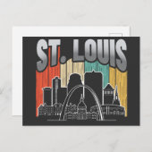St. Louis Missouri Vintage Briefkaart (Voorkant / Achterkant)