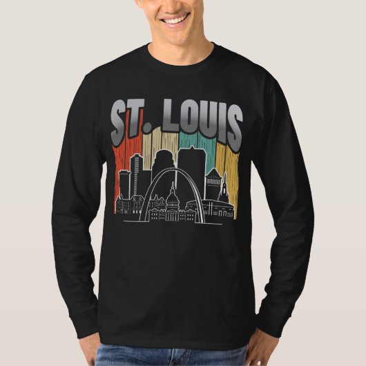 St. Louis Missouri Vintage T-shirt (Voorkant)