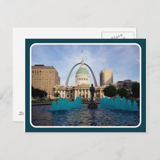 St. Louis, MO Arch Briefkaart (Voorkant / Achterkant)