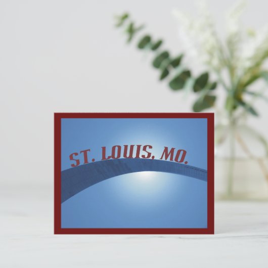 St. Louis, MO Arch Briefkaart (Staand voorkant)