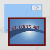 St. Louis, MO Arch Briefkaart (Voorkant / Achterkant)