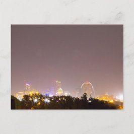 St. Louis, MO bij nacht Briefkaart