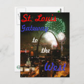 St.Louis, MO briefkaart (Voorkant / Achterkant)