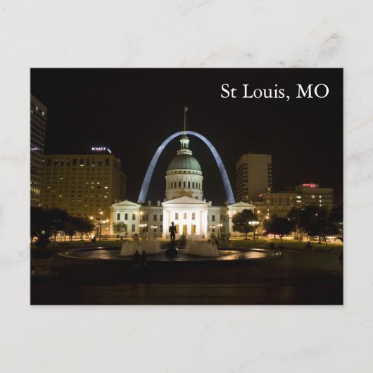 St. Louis, MO Briefkaart (Voorkant)